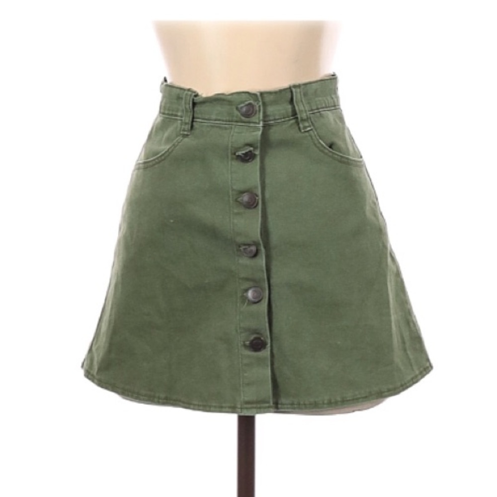 Brandy Melville Army Green Skirt